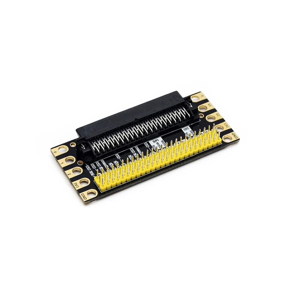 Micro: Bit Interface Expansion Board Adaptador Microbit Board Módulo de Expansão de Expansão IO
