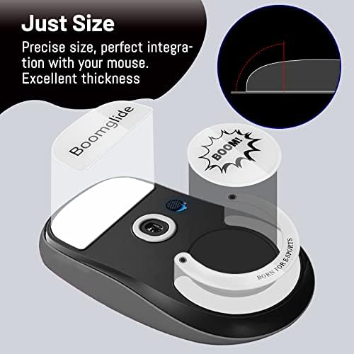 Patins de mouse de pés de mouse patins - velocidade de ganho, precisão, controle e conforto de jogo, almofadas de mouse para