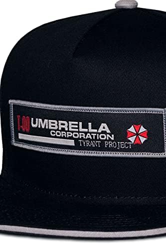 Resident Evil Baseball Cap Umbrella Corporation Logo Official Black Snapback