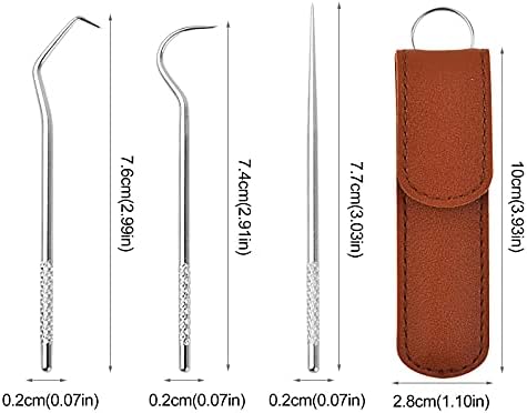 VZDSDDDEF CROCHET TOOL DE REMBOLAÇÃO ORAL LIMPEZAÇÃO DE DIA TERLOTEMENTE DE DENTES CARE