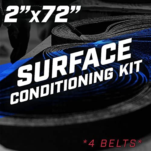 Kit de condicionamento de superfície abrasivos de combate - cintos de alta qualidade não tecidos