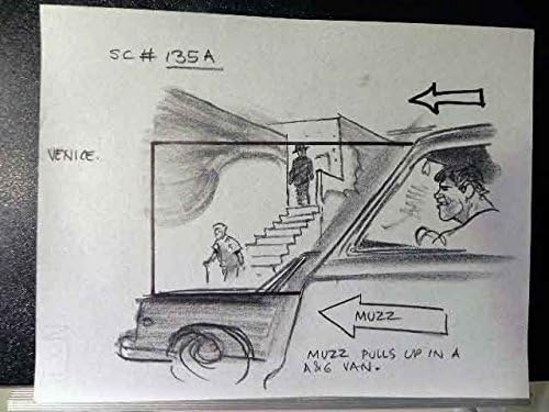 Dragnet 87 Storyboard original Art Carl Aldana Hanks Ackroyd Emil Muzz