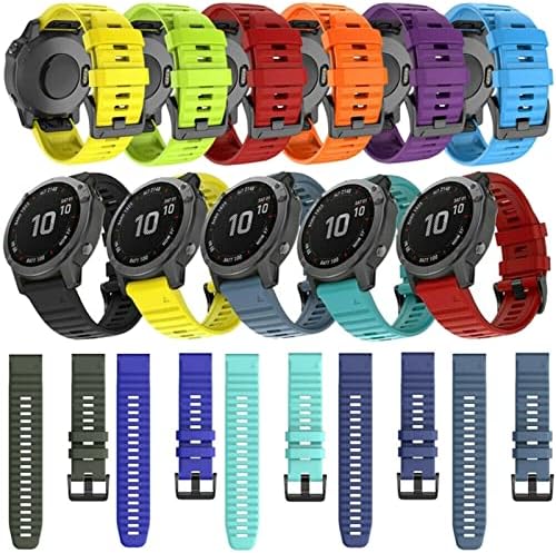 IOTUP 26 20 22mm Silicone Retwan Watch Band Strap for Garmin Fenix ​​7x 6x Watch EasyFit Strap Strap