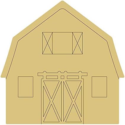 Design de celeiro por linhas recortes inacabados de porta de madeira da fazenda decoração de casa mdf forma de tela