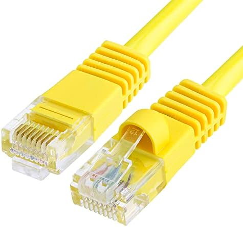 CMPLE - CABO DE PACTO Ethernet CAT5E, RJ45 Internet Network Cord, UTP, Internet Wire for Modem, roteador, PC, TV, Consoles - 75 pés,