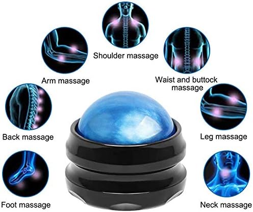 Bola de massagem wovte, bolas de lacrosse, ferramenta de massagem auto -massagem para músculos doloridos, ombros, pescoço, costas,