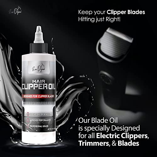 Óleo de cortador de cabelo, feito nos EUA, óleo de cortina para Clippers Electric | Impede a ferrugem e estende a vida de