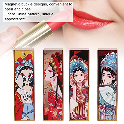 Opera porcelana de batom vazio de batom vazio botão magnético Lipstick Balmoy Lipstick 4pcs