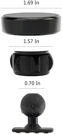 CLEC Phone Mount Fit for Volvo XC40 2019-2022, ajuste personalizado de 360 ​​° Rotativo Suporte de telefone de carro para Volvo XC40, suporte para telefone do painel de ventilação de ar para iPhone Samsung 4-7 polegadas smartphones, Magnetic