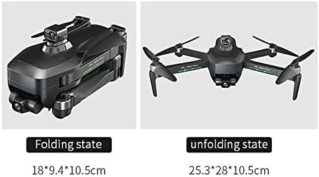 STSEAEEACE GPS Brushless Motor Drone com câmera 4K para adultos, quadcopter RC com retorno automático, resistência ao vento