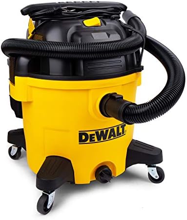 DeWalt DXV10P 10 GALONO POLO POL POL Poly Wet Dry Dry Amarelo e workshop Acessórios a vácuo Wet Wet/Dry Vacs