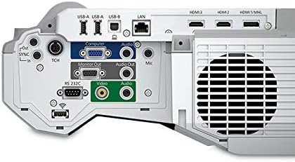 Epson V11H728022 BrightLink 696UI LCD Projector, White