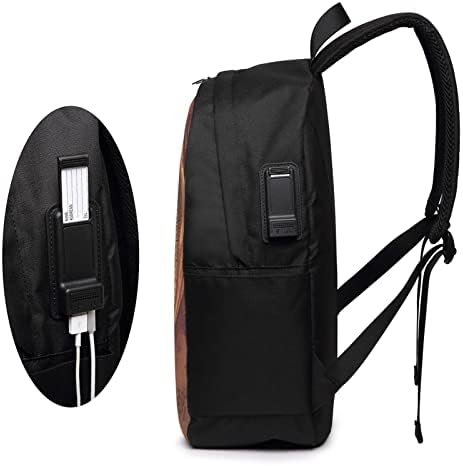 AseeLo Law of the Compass Navigation Laptop Mackpacks Travel Backpack Bags Casual Laptop Caso 17in com porta de carregamento USB