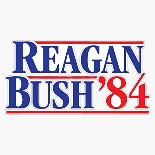 Reagan Bush 84 adesivo de pára -choques de vinil decalque 5
