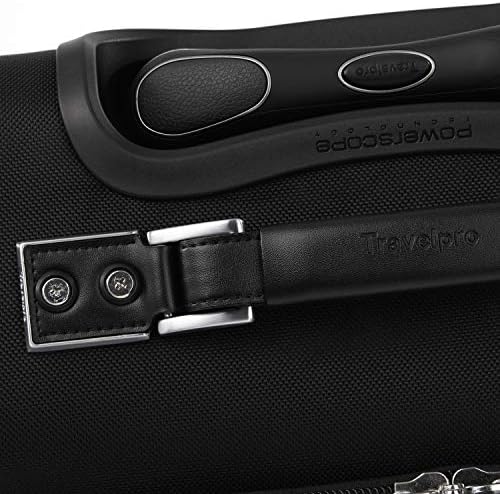 TravelPro Platinum Elite Undersinner Spinner Tote Bag com porta USB, Shadow Black, 16 polegadas