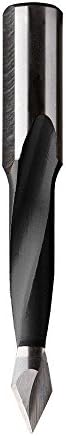 CMT 314.120.11 2 Flute Powel Brill para através de orifícios, 12 mm de diâmetro, haste de 10x26 mm, rotação à direita