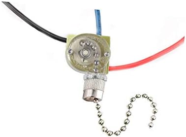 Pull Chain Switch, interruptor da luz do ventilador do teto ZE-109, velocidade on-off com a corrente de tração compatível