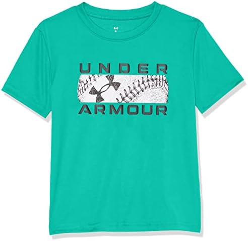 Under Armour Boys Short Slave Camisa, Crewneck, leve e respirável