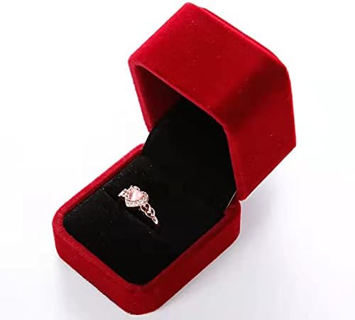 Caixa de presente de pulseira de veludo Fayada Velvet Caixa de pulseira de jóias de jóias de caixa de jóias para casamento, proposta, aniversário e aniversário