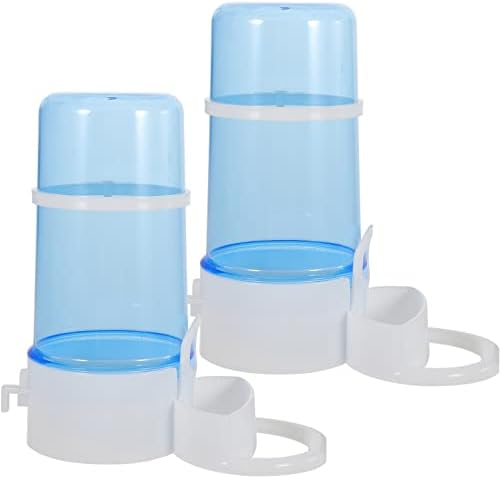 Balacoo 2pcs Pequeno animal alimentador automático Distribuidor de água de hamster de água dispensador de alimentos para