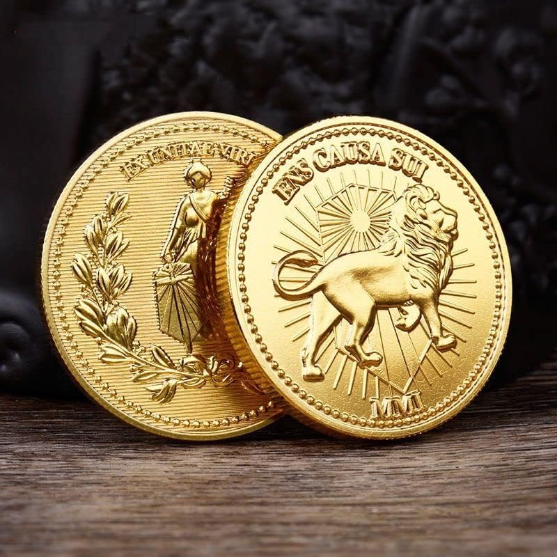 Lion Gold Medal Collectible Coin Animal Lion Gold Coin Coin Coin