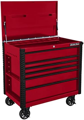 Extreme Tools Deluxe Tool Cart 41 polegadas vermelho
