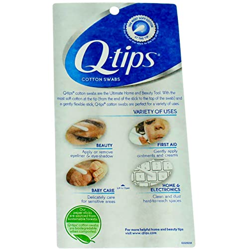 Greto de algodão de Q-Tips 375 contagem