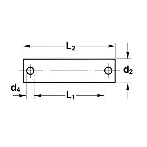 Ametric BL 834 CP Cadeia de folhas da série BL, número ISO LH1634, BL 834 ANSI NÚMERO 25,4 mm Pitch, laço de placa 3x4, profundidade