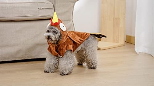 Trajes de cães de peru mogoko, macacão de cosplay de halloween fofo com chapéu, fantasia de mágica adorável, roupas
