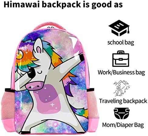 Mochila de viagem VBFOFBV, mochila laptop para homens, mochila de moda, unicorn Galaxy Purple