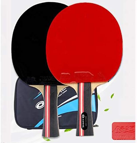Conjunto de raquete de ping ping ping ping, tênis de mesa esportiva, jogadores de entrada de tênis de mesa para usar, resistente ao desgaste/como mostrado/alça curta
