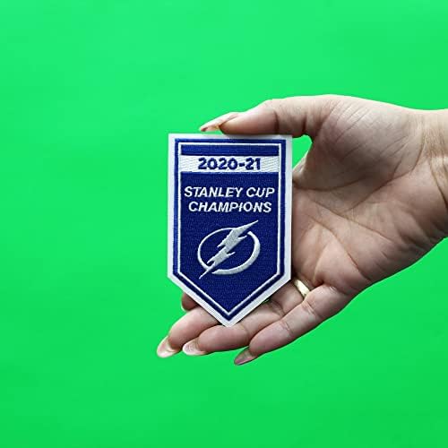 2021 NHL Stanley Cup Champions Tampa Bay Lightning Banner Jersey Patch