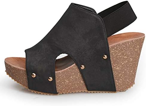 Sapatos Strap verão feminino sandálias Plataforma de cunha grossa sandálias femininas cunhas de cunha sapatos para mulheres