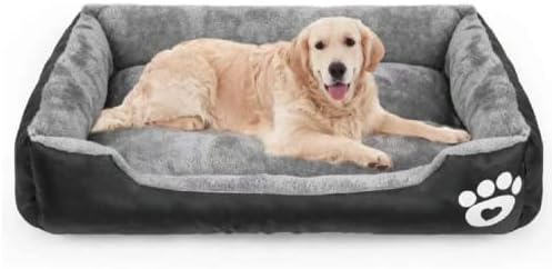 Cama de cachorro grande, sofá de cama de cachorro grande lavável, macio e confortável, adequado para cães grandes, médios e pequenos,