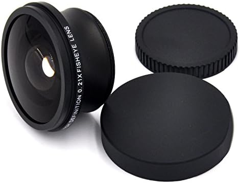 Sony hdr-pj10 0,21x lente de peixe de alta qualidade + anel de trampolim + nwv micro fibra de fibra de fibra