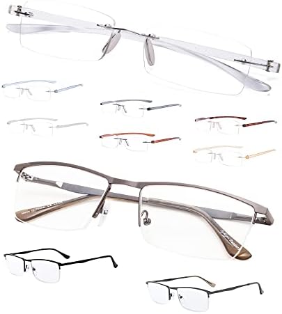 Gr8Sight Classic Reading Glasses Mulheres e homens Pacote +0,75