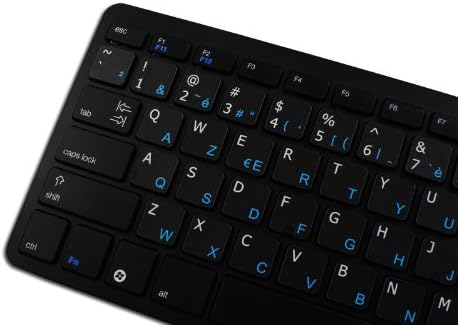 Dvorak - Inglês não transparente os rótulos do teclado preto fundo