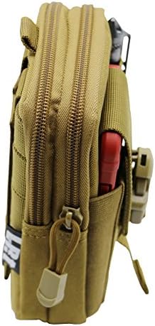 Lefright Tactical molle bolsa edc utilidade gadget masculino externo saco de cintura com coldre de clipe de correia para iPhone 6s/7/x S21 Moto Z Force Play