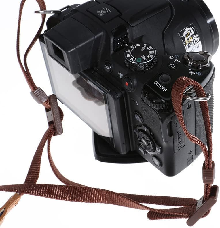Aluta da câmera AUTELTET para todas as câmeras DSLR/SLR, alça de ombro de couro personalizada, comprimento ajustável, ótimo presente para homens e mulheres fotógrafos （preto)