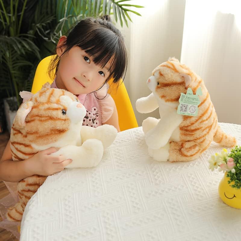 Almofado de brinquedo de pelúcia de gato de pelúcia de gato