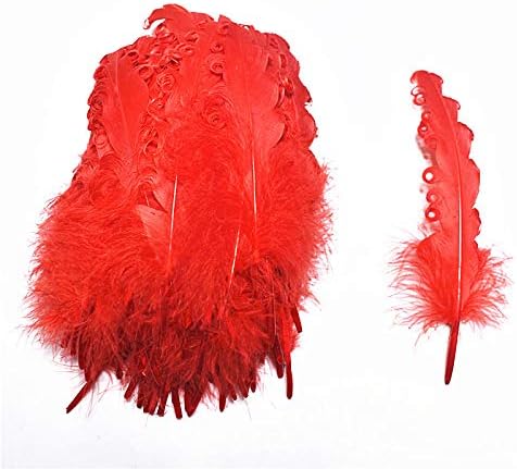 100pcs exército verde penas de ganso de ganso 15-20cm Decoração DIY Feathers for Crafts Halloween Trajes/Hat Decorative Plumas