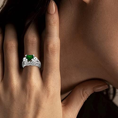 2023 novas mulheres anel colorido de jóias de casamento colorido Tamanho da liga de jóias 610 Anel de sinete preenchido