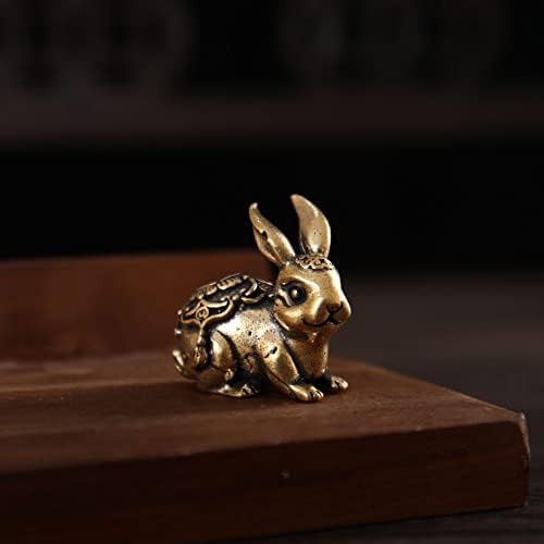 铜 工艺品 茶宠 摆件 铜 摆件 小 铜器 铜兔子 福兔