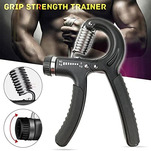 Fitness Hand Grip Men Men Ajustável Exercício pesado de dedo pesado resistência à mão O0L2 Muscle Recovery Gripper Pulcer Trainer