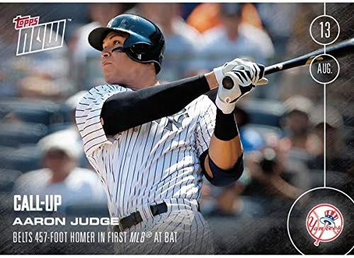 NY Yankees, Juiz Aaron MLB Topps Now Card 353