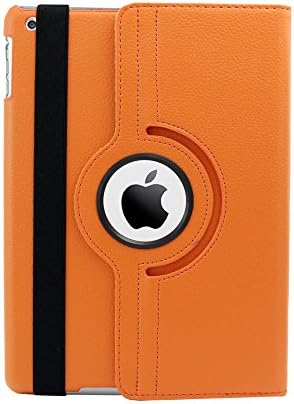 NATOO iPad Pro 360 Case, Faux, Orange