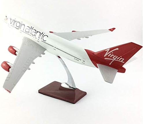 47-47 cm Boeing 747 Avião de modelo de alumínio com roda com luzes