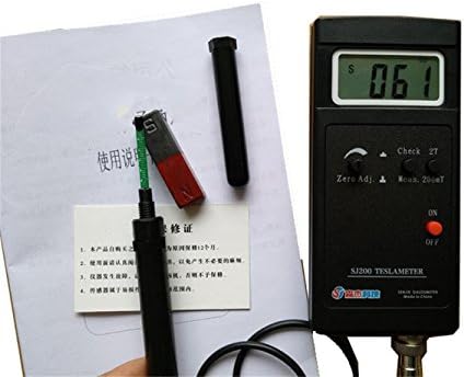 Digital EMF medidor Gauss medidor de mão digital Tesla medidor de alta precisão Gaussmeter Fluxímetro Testador de campo magnético de superfície