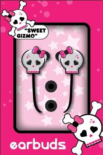 Sweet Gizmo SKL-4000 Skull Earbud and Case Kit