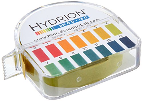 Phydrion - 5920024 Phydrion 0 a 13 Documentos de pH jumbo, variação de 0 a 13, 50 pés/roll